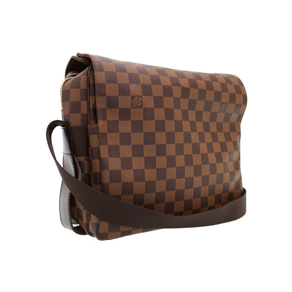 Louis Vuitton Naviglio Damier Ebene Bag Shoulder Brown